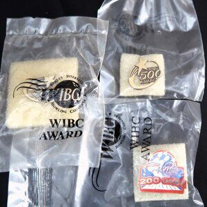 Vintage Women's International Bowling Congress WIBC Award Pins Original Package